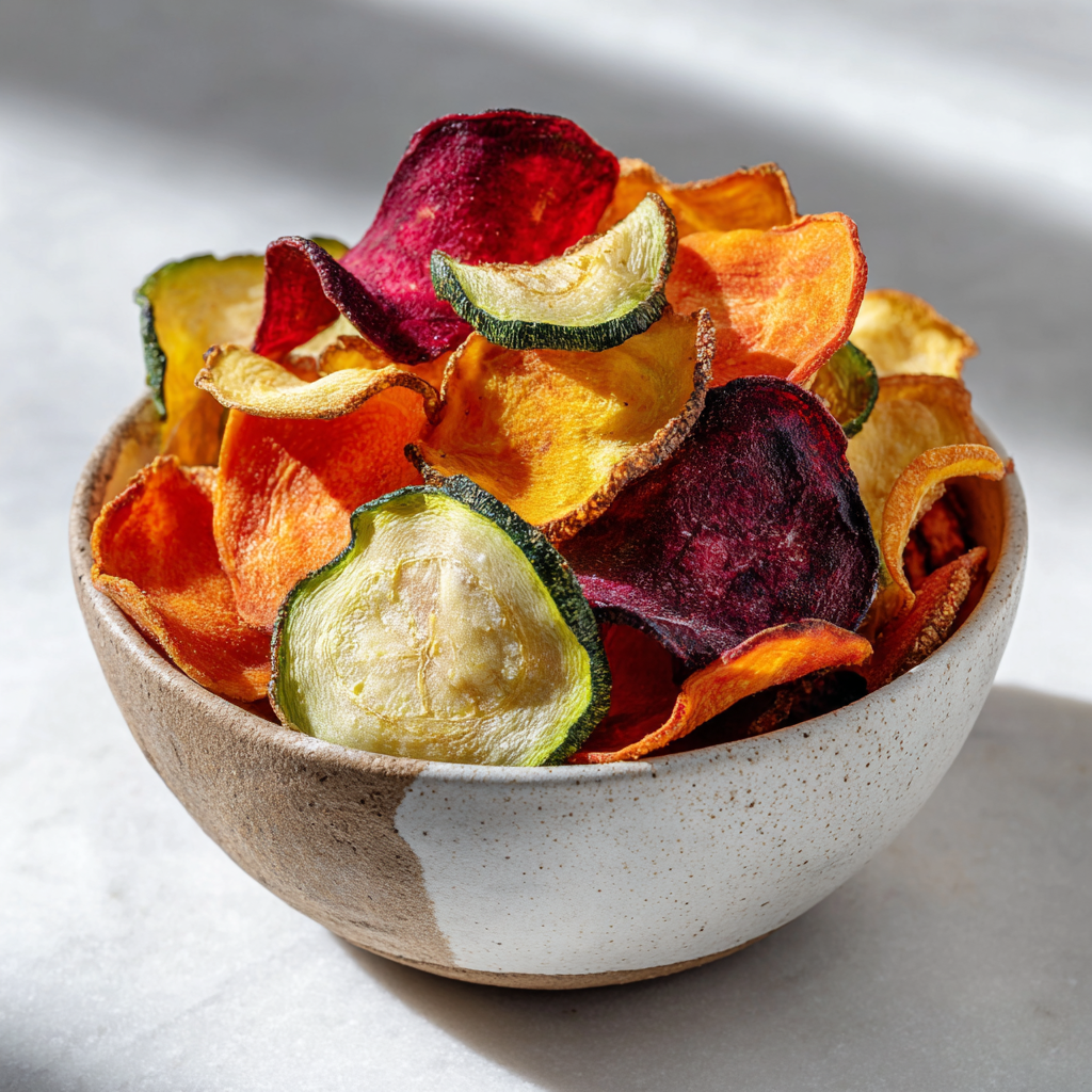 Air Fryer Veggie Chips – Crunchy Snack Under 100 Calories