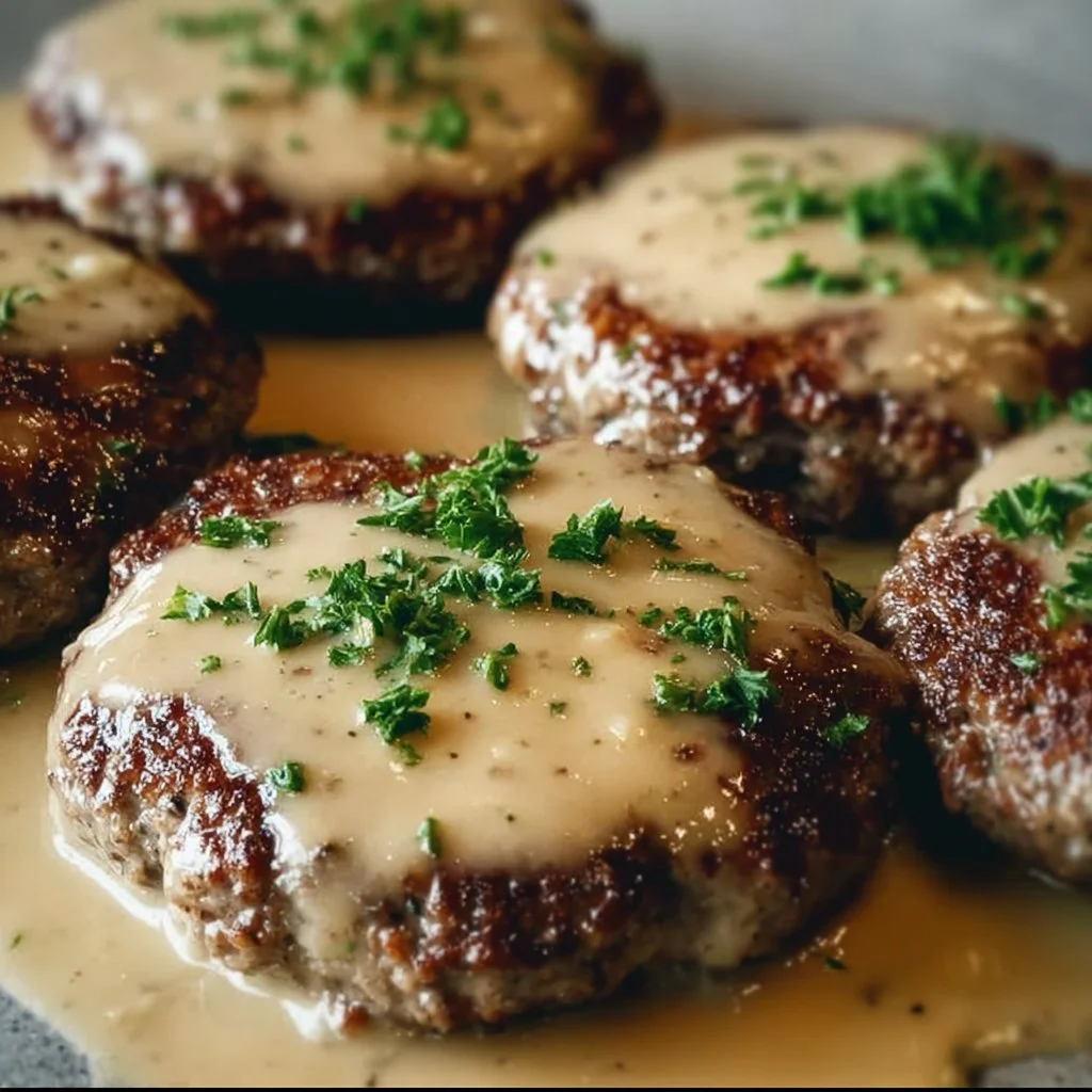 Amish Hamburger Steak Bake