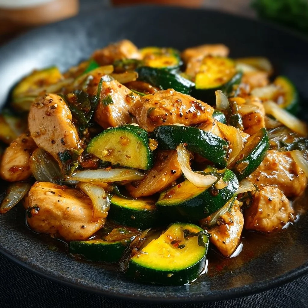 Chicken Zucchini Stir Fry