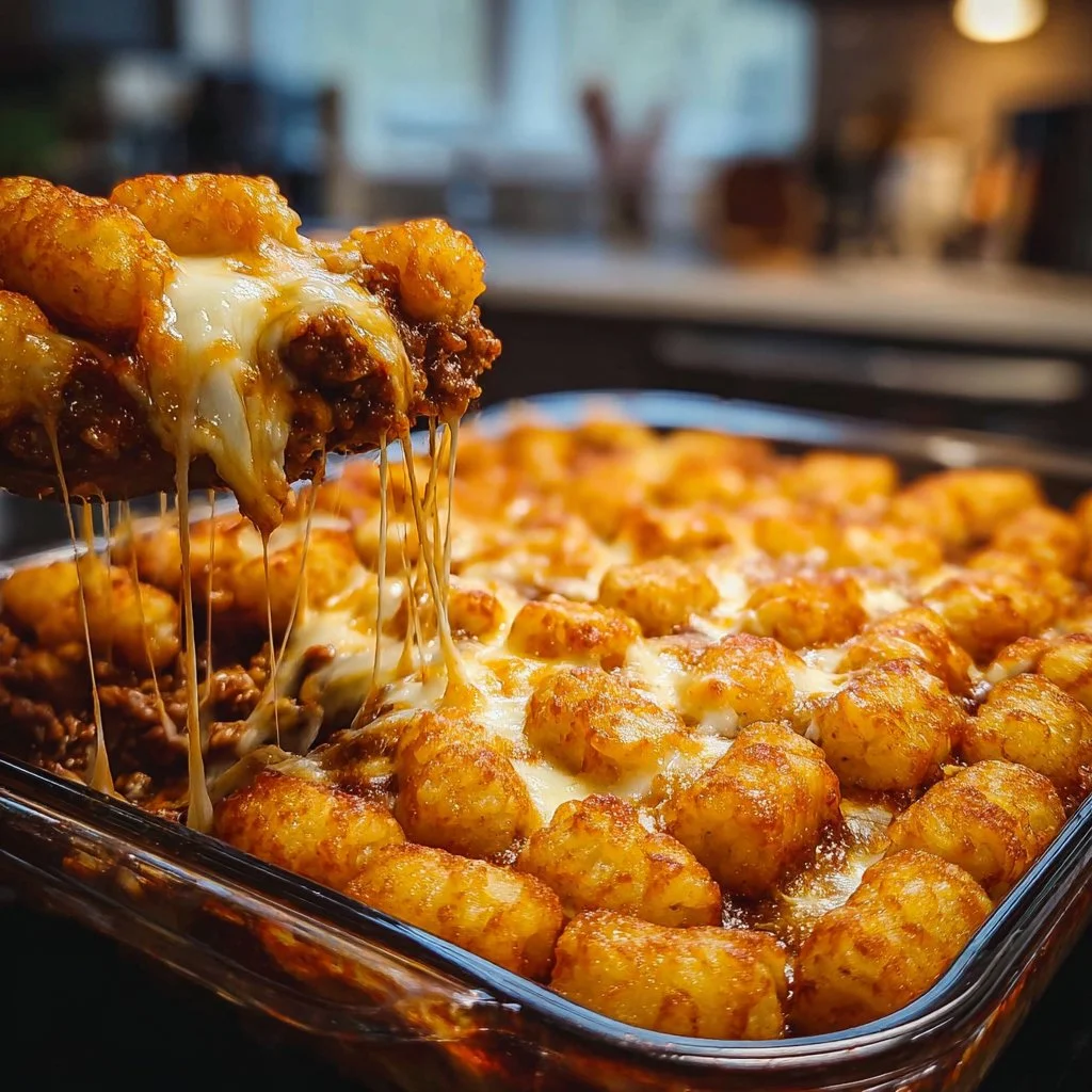 Chili Cheese Tater Tot Casserole: A Family Favorite Dish!