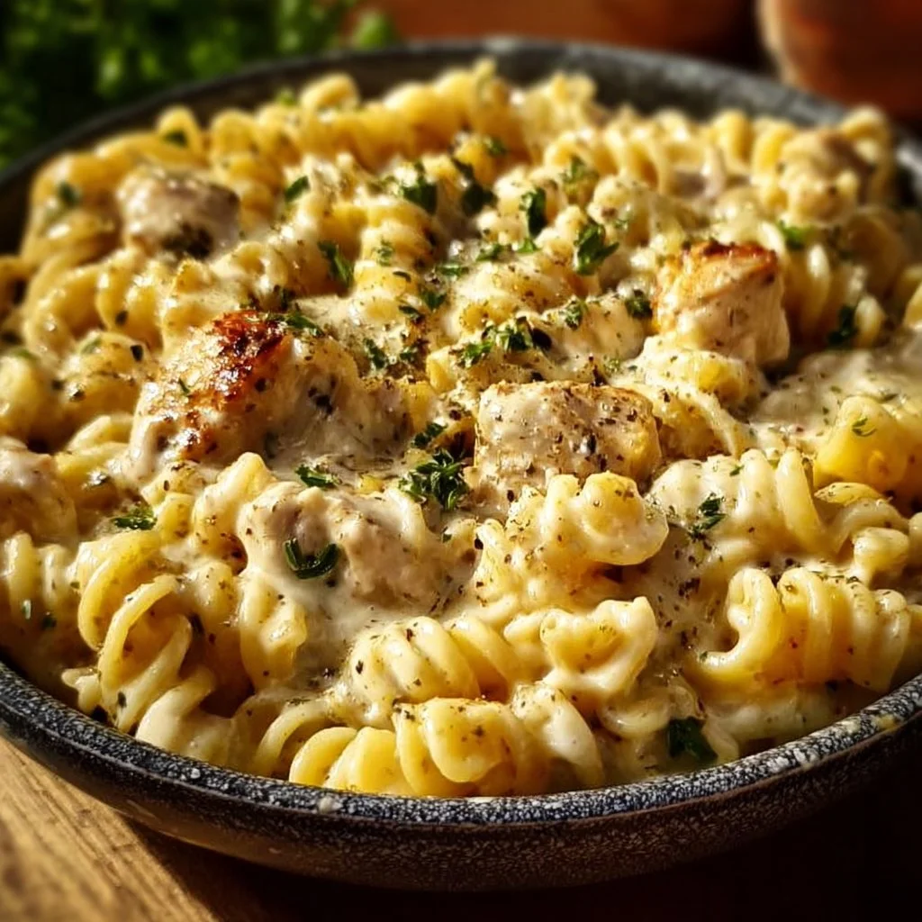 Creamy Chicken Pasta Crockpot