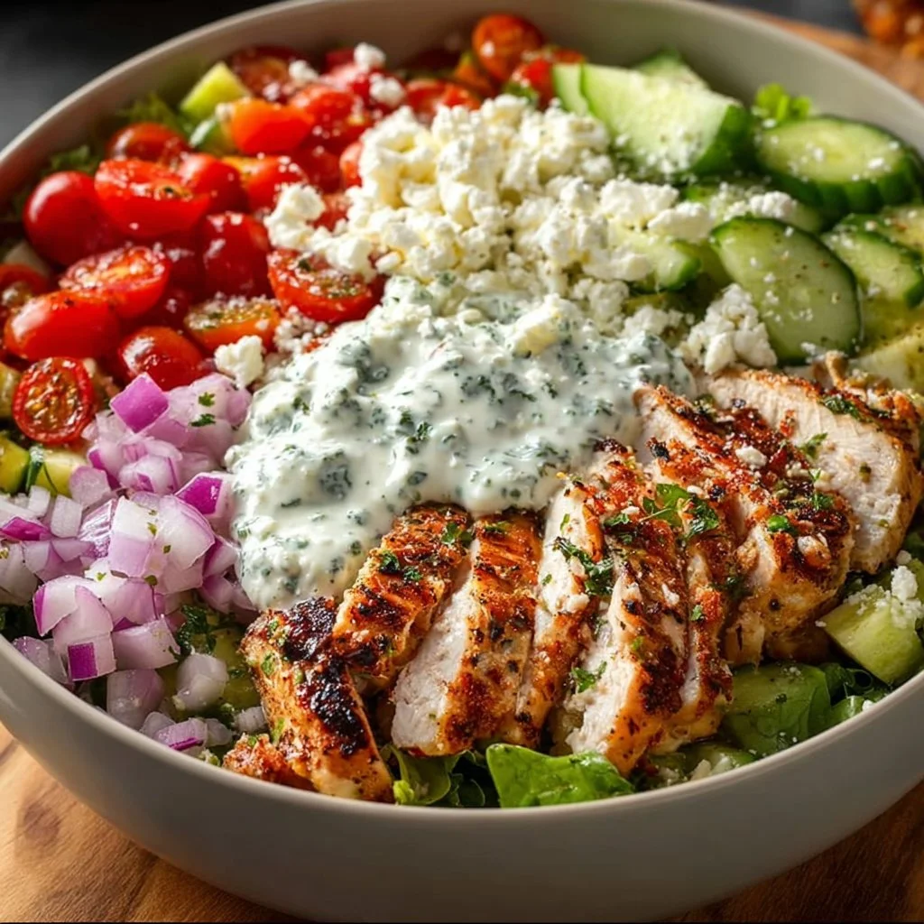 Greek Chicken Bowls