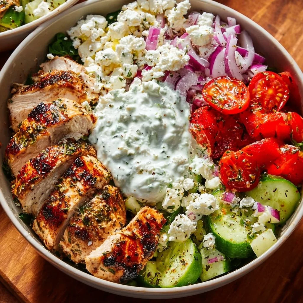 Greek Chicken Bowls