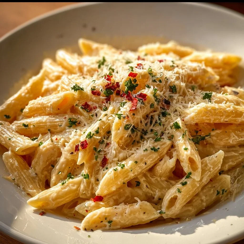 One Pot Creamy Garlic Pasta