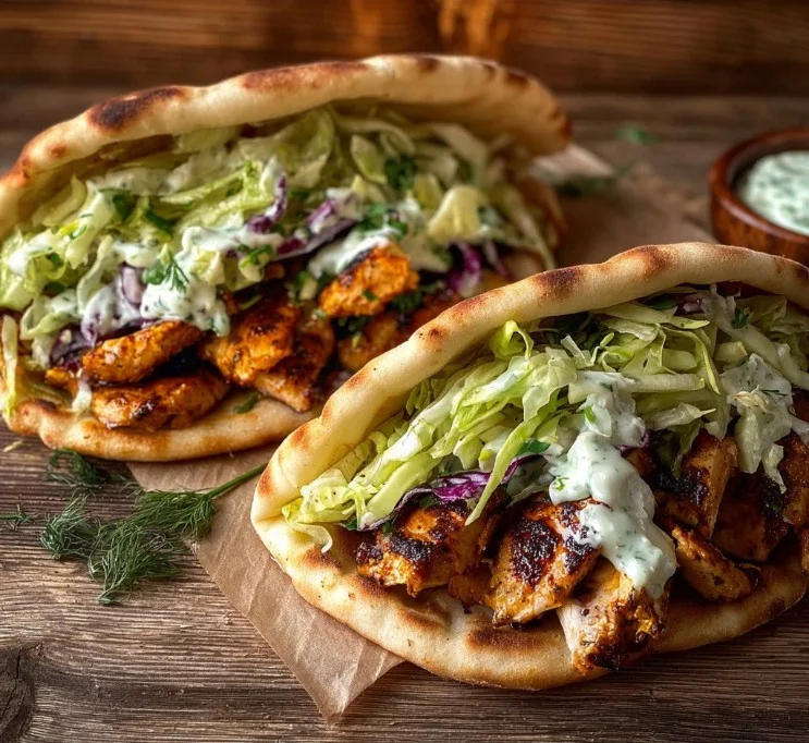 Sheet Pan Chicken Pitas with Herby Ranch
