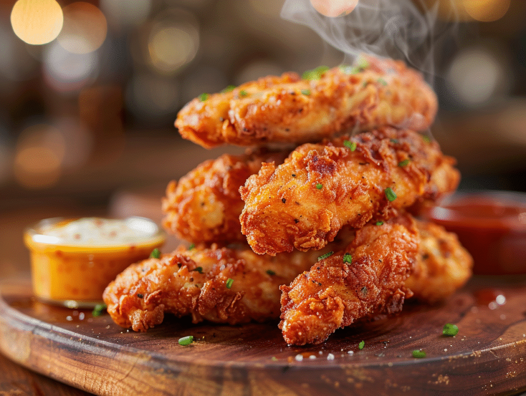 Air Fryer Crispy Chicken Tenders – Golden, Crunchy & Ready in 15 Minutes