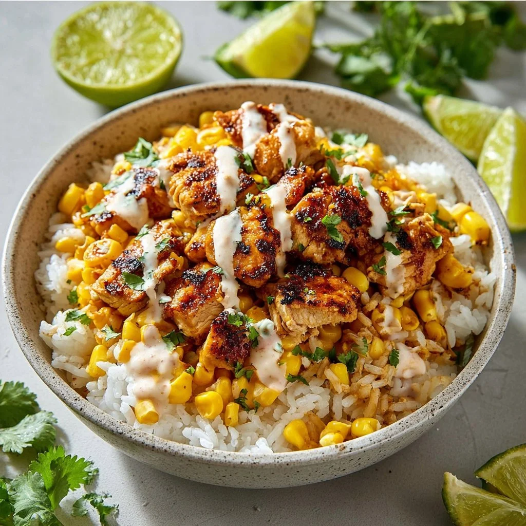 Easy Street Corn Chicken Rice Bowl