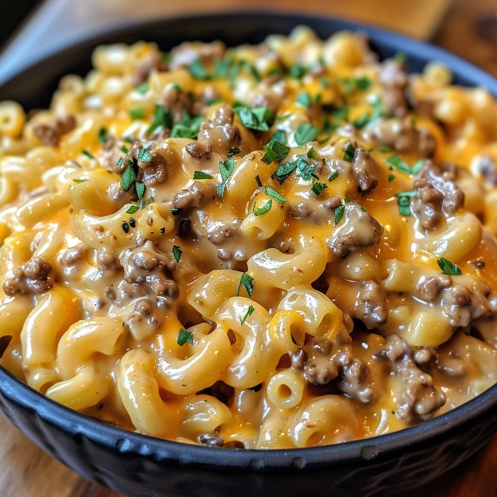 Creamy Chili Mac with Cheese Sauce Recipe