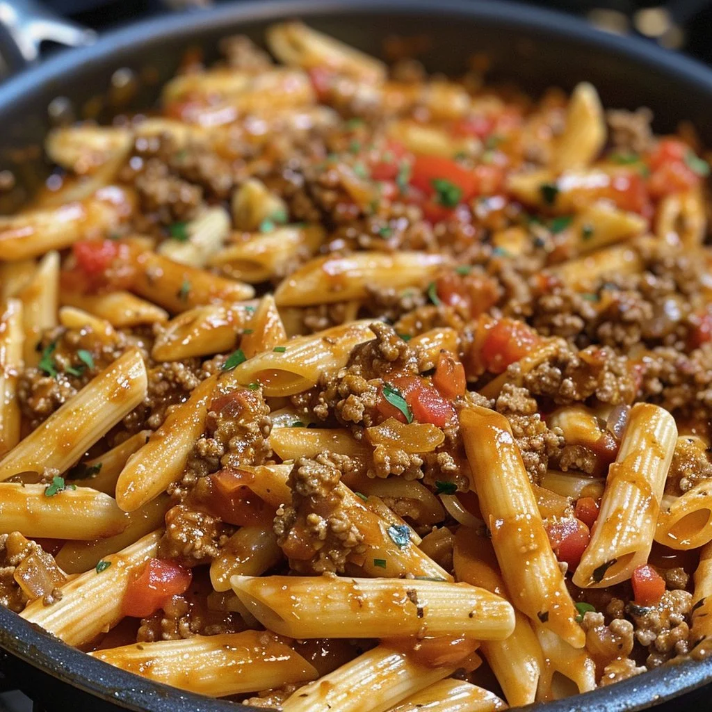 Creamy Velveeta taco pasta dish served in a bowl with toppings